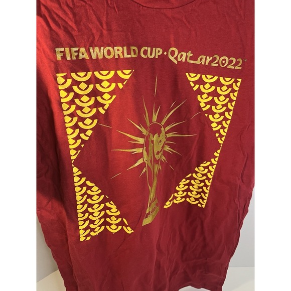 Mens M 2022 Fifa World Cup Opening Qatar T Shirt Soccer Officially Licensed - Picture 2 of 8